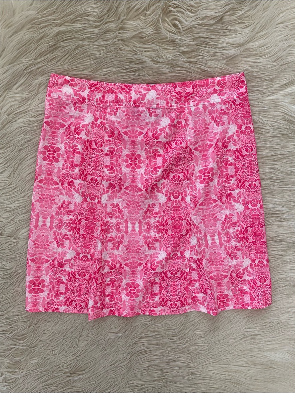 RipSkirt Length 2 Beach to Bistro Wrap Skirt Neon Bali Pink Floral Vacation S - Picture 7 of 12